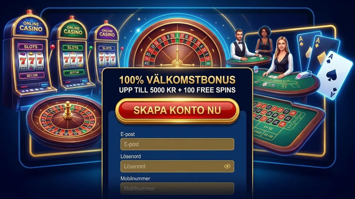 Registrera dig med bonus