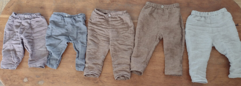 Linen baby pants